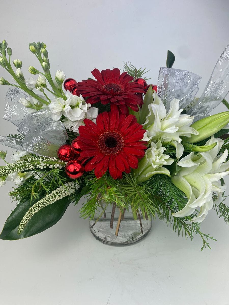 Touch of Winter Holiday Bouquet | Julia's Florist