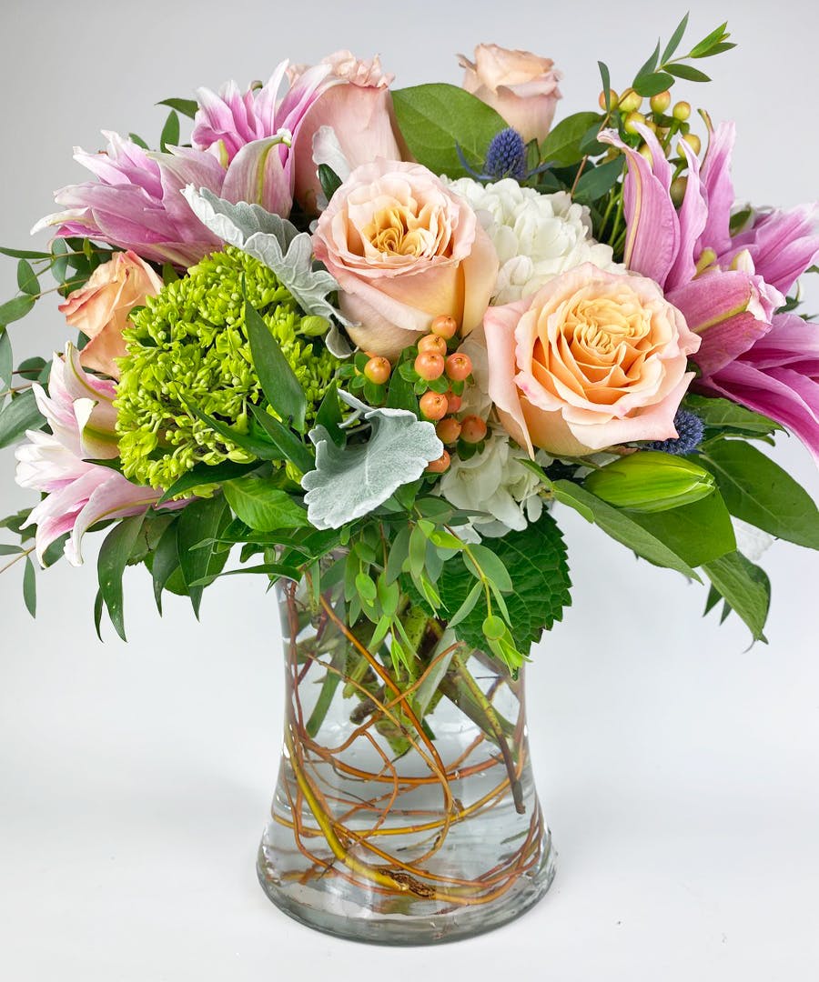 Stargazer Lilies & Gerberas Julia's Florist Wilmington NC
