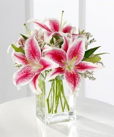 Julia's Pink Lily Bouquet